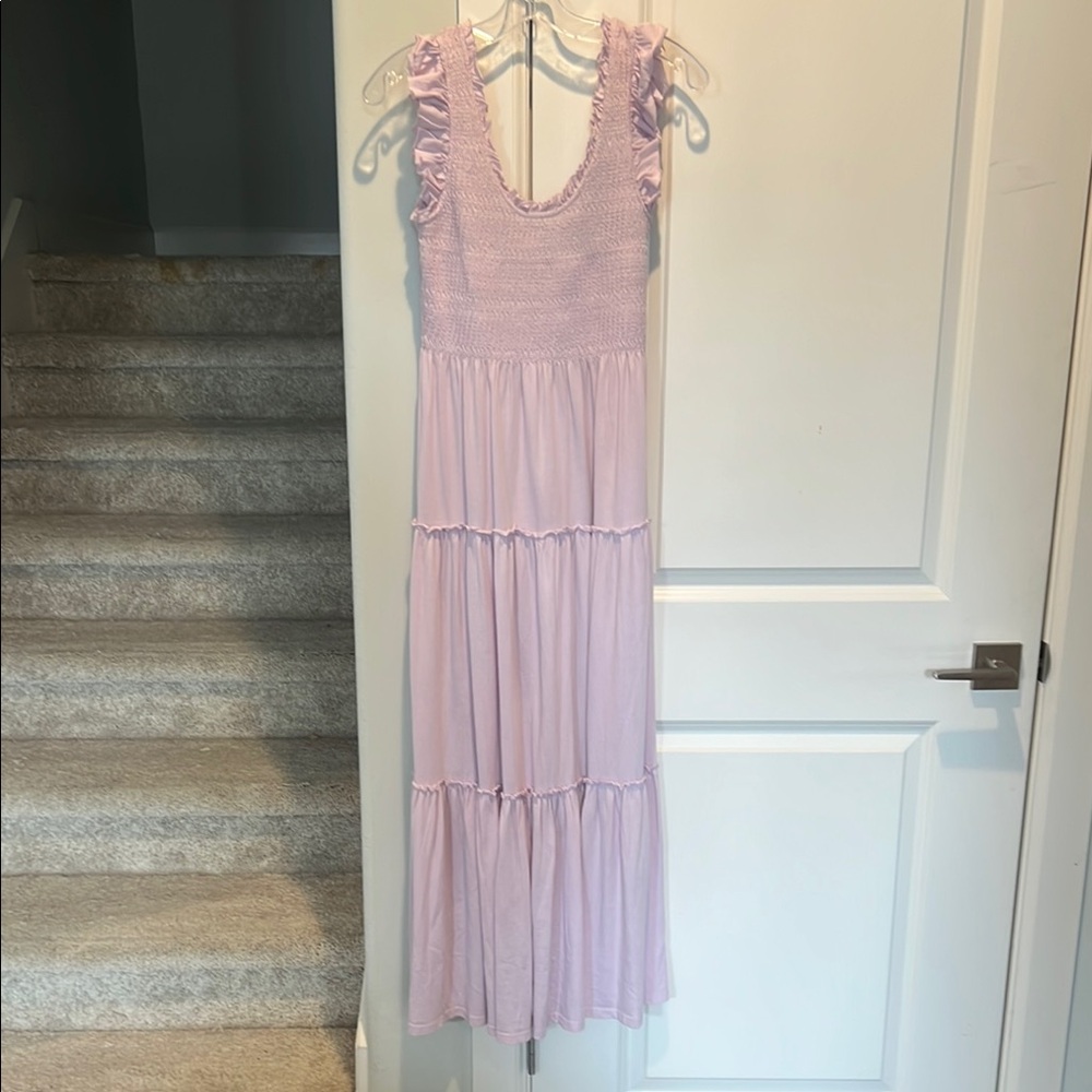 Lavender Sleeveless Maxi Dress